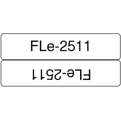 Brother Beschriftungsband, FLe-2511 label-making tape (Schwarz, Weiss) Brother Beschriftungsband, FLe-2511 label-making tape (Schwarz, Weiss)
