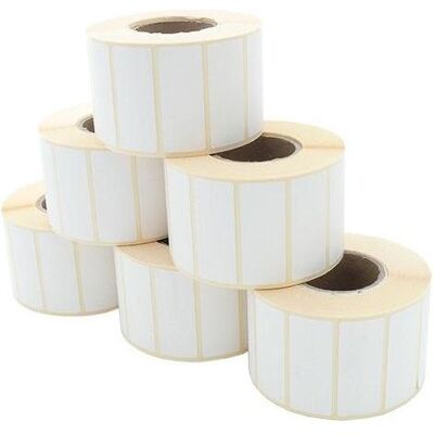ARTDEV, Etikettenrolle, Etikettenrolle - Thermodirekt 50 x 20mm, D105mm, Kern 40, 1500 Etiketten/Rolle, permanent (50 mm) ARTDEV, Etikettenrolle, Etikettenrolle - Thermodirekt 50 x 20mm, D105mm, Kern 40, 1500 Etiketten/Rolle, permanent (50 mm)