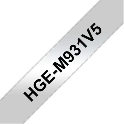 Brother Beschriftungsband, Tape 12mm black on matt silver (1.20 cm, Schwarz) Brother Beschriftungsband, Tape 12mm black on matt silver (1.20 cm, Schwarz)