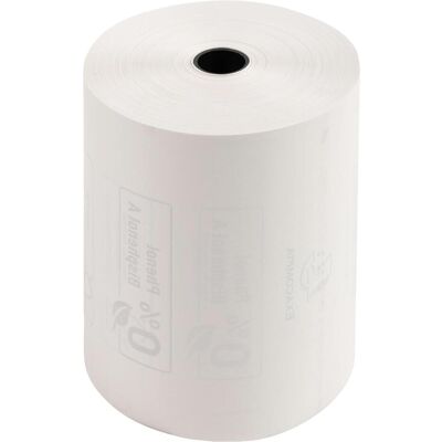 Exacompta, Thermopapierrolle, Thermorolle 8 (B) x 6000 (L) x 1,2 cm 48 g/m² Weiss 30 Rollen Exacompta, Thermopapierrolle, Thermorolle 8 (B) x 6000 (L) x 1,2 cm 48 g/m² Weiss 30 Rollen
