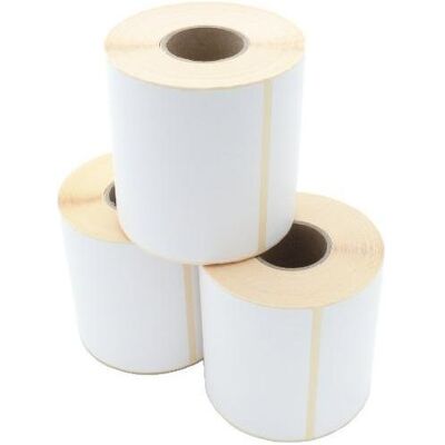 ARTDEV, Etikettenrolle, Etikettenrolle - Thermotransfer, 101,6 x 101,6mm, D110mm, Kern 40, 480 Etiketten/Rolle, perm... (101.60 mm) ARTDEV, Etikettenrolle, Etikettenrolle - Thermotransfer, 101,6 x 101,6mm, D110mm, Kern 40, 480 Etiketten/Rolle, perm... (101.60 mm)