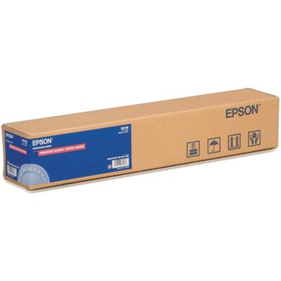 Epson Premium Glossy Fotopapier 610mm x 30.5m (166 g/m², Plotterrollen), Fotopapier, Weiss Epson Premium Glossy Fotopapier 610mm x 30.5m (166 g/m², Plotterrollen), Fotopapier, Weiss