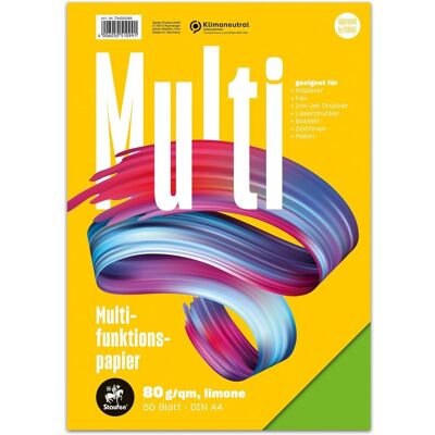 Staufen, Kopierpapier, Multifunktionspapier 7X 734051099 A4 80g limone 50Bl. (A4, 80 g/m²) Staufen, Kopierpapier, Multifunktionspapier 7X 734051099 A4 80g limone 50Bl. (A4, 80 g/m²)