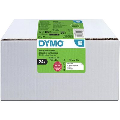 DYMO - LabelWriter 19x51mm - Weiß - 24 Rollen - Label DYMO - LabelWriter 19x51mm - Weiß - 24 Rollen - Label