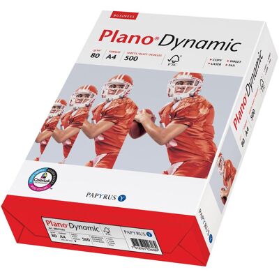 Plano Kopierpapier, DYNAMIC Kopierpapier FSC A4 88032034 weiss, 80g SB 500 Blatt (A4, 500 Blätter, 80 g/m²) Plano Kopierpapier, DYNAMIC Kopierpapier FSC A4 88032034 weiss, 80g SB 500 Blatt (A4, 500 Blätter, 80 g/m²)
