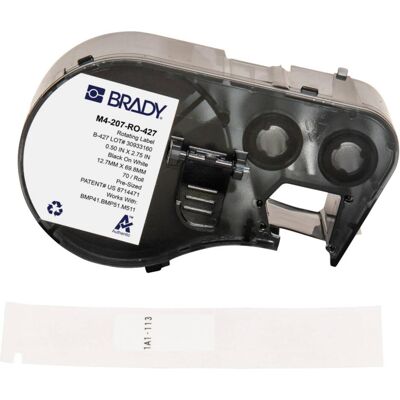 Brady - 170760 - 12,7 x 97,79 mm - Weiss - Label Brady - 170760 - 12,7 x 97,79 mm - Weiss - Label