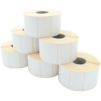 ARTDEV, Etikettenrolle, Etikettenrolle - Thermodirekt, 60 x 36mm, D127mm, Kern 40, 2000 Etiketten/Rolle, permanent,... (60 mm) ARTDEV, Etikettenrolle, Etikettenrolle - Thermodirekt, 60 x 36mm, D127mm, Kern 40, 2000 Etiketten/Rolle, permanent,... (60 mm)