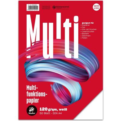 Staufen, Kopierpapier, Multifunktionspapier 7X PLUS (A4, 50 Blätter, 120 g/m²) Staufen, Kopierpapier, Multifunktionspapier 7X PLUS (A4, 50 Blätter, 120 g/m²)