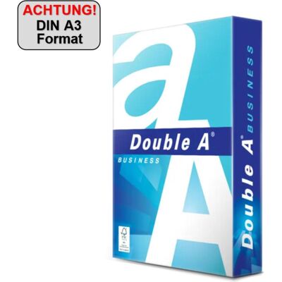 Double A, Kopierpapier, Business (A3, 500 Blätter, 75 g/m²) Double A, Kopierpapier, Business (A3, 500 Blätter, 75 g/m²)