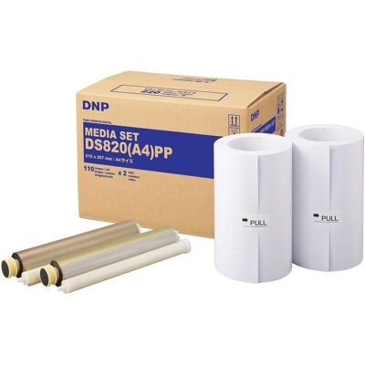 DNP DS 820 PP Media Kit 20x30 cm 2x 110 Prints (20x30 cm), Fotopapier, Weiss DNP DS 820 PP Media Kit 20x30 cm 2x 110 Prints (20x30 cm), Fotopapier, Weiss