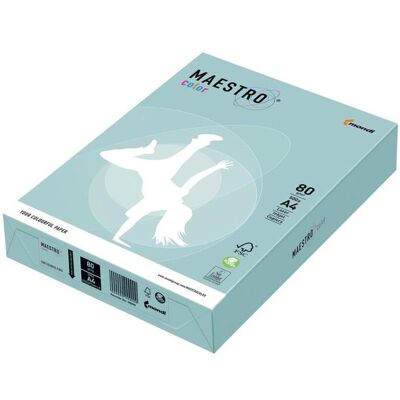 Maestro, Kopierpapier, Papier xero COLOR A4 80g BL29 jasny niebiesk (A4, 80 g/m²) Maestro, Kopierpapier, Papier xero COLOR A4 80g BL29 jasny niebiesk (A4, 80 g/m²)