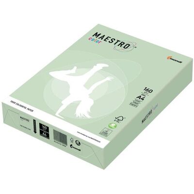 Igepa, Kopierpapier, Kopierpapier Maestro Color DIN A4, 160g/qm, lindengrün, 250 Blatt (A4, 250 Blätter, 160 g/m²) Igepa, Kopierpapier, Kopierpapier Maestro Color DIN A4, 160g/qm, lindengrün, 250 Blatt (A4, 250 Blätter, 160 g/m²)