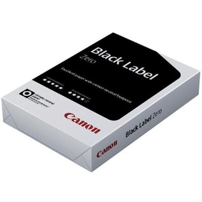 Canon Kopierpapier, Black Label Zero A4-Papier 75 g/m² - 500 Blatt Kopierpapier FSC (101µm Dicke, 162 Weissgrad, CO (A4, 75 g/m²) Canon Kopierpapier, Black Label Zero A4-Papier 75 g/m² - 500 Blatt Kopierpapier FSC (101µm Dicke, 162 Weissgrad, CO (A4, 75 g/m²)