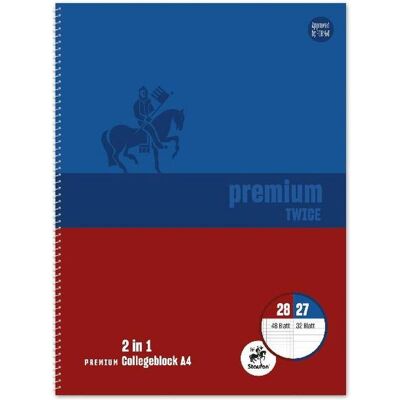 Staufen, Heft + Block, Collegeblock Premium, Spiralbindung, 90 g/qm, DIN A4, 80 Blatt (A4) Staufen, Heft + Block, Collegeblock Premium, Spiralbindung, 90 g/qm, DIN A4, 80 Blatt (A4)