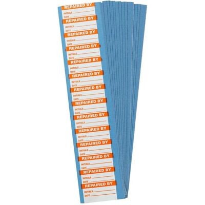 Brady, Etikettenrolle, WO-31-PK, B-500, BESCHRIFTBARE Etiketten, Vinylgewebe, Orange auf weiss, 38.10 x 15.90 mm, Be Brady, Etikettenrolle, WO-31-PK, B-500, BESCHRIFTBARE Etiketten, Vinylgewebe, Orange auf weiss, 38.10 x 15.90 mm, Be