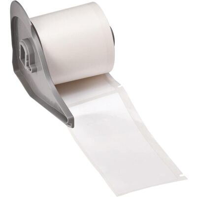 Brady, Etikettenrolle, M7-38-423, Polyester, Weiss, glänzend, 48.26 x 101.60 mm, permanent (100 E.) (57.15 mm) Brady, Etikettenrolle, M7-38-423, Polyester, Weiss, glänzend, 48.26 x 101.60 mm, permanent (100 E.) (57.15 mm)