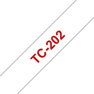 Brother Beschriftungsband, Gloss Laminat 12mm, Red/White (1.20 cm, Mehrfarbig, Rot, Weiss) Brother Beschriftungsband, Gloss Laminat 12mm, Red/White (1.20 cm, Mehrfarbig, Rot, Weiss)