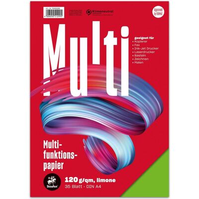 Staufen, Kopierpapier, Multifunktionspapier 7X 734051299 A4 120g limone 35Bl. (A4, 35 Blätter, 120 g/m²) Staufen, Kopierpapier, Multifunktionspapier 7X 734051299 A4 120g limone 35Bl. (A4, 35 Blätter, 120 g/m²)