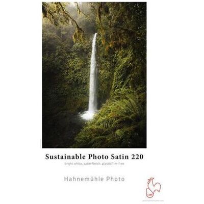 Hahnemühle Photo Sustainable Photo Satin 220 g/m² A2 25 Blatt (Neuheit) (220 g/m², A2, 25 Stk.), Fotopapier, Weiss Hahnemühle Photo Sustainable Photo Satin 220 g/m² A2 25 Blatt (Neuheit) (220 g/m², A2, 25 Stk.), Fotopapier, Weiss