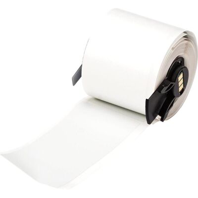 Brady, Etikettenrolle, M6-38-428, Polyester metallisiert, Silber, matt, 48.26 x 101.60 mm, permanent (100 E.) (57.15 mm) Brady, Etikettenrolle, M6-38-428, Polyester metallisiert, Silber, matt, 48.26 x 101.60 mm, permanent (100 E.) (57.15 mm)