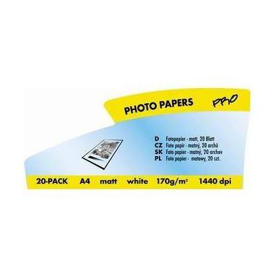Logo Fotopapier für A4-Drucker (16668) (170 g/m², A4, 20 Stk.), Fotopapier, Weiss Logo Fotopapier für A4-Drucker (16668) (170 g/m², A4, 20 Stk.), Fotopapier, Weiss