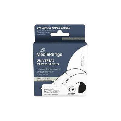 MediaRange, Etiketten, Papieretiketten Dymo 11352/S0722520 25x54mm 500St MediaRange, Etiketten, Papieretiketten Dymo 11352/S0722520 25x54mm 500St
