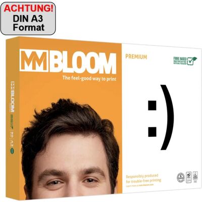 MM Bloom - Kopierpapier Premium A3 80g 500BL weiss - Copy paper MM Bloom - Kopierpapier Premium A3 80g 500BL weiss - Copy paper