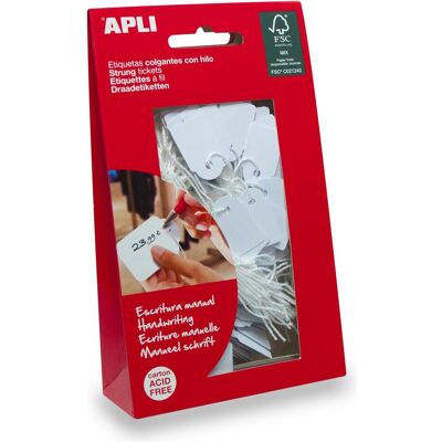 Agipa, Geschenkverpackung, Warenanh„nger - Kleinpackung, Maáe: 15 x 24 mm, weiá (200x) Agipa, Geschenkverpackung, Warenanh„nger - Kleinpackung, Maáe: 15 x 24 mm, weiá (200x)