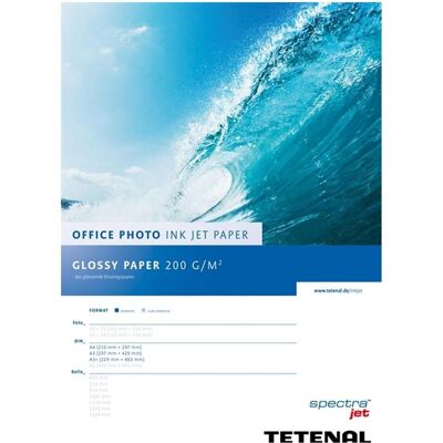 Tetenal 200 Gram Glossy A3 20 Sheets Office Photo (8081742) (200 g/m², A3, 20 Stk.), Fotopapier Tetenal 200 Gram Glossy A3 20 Sheets Office Photo (8081742) (200 g/m², A3, 20 Stk.), Fotopapier