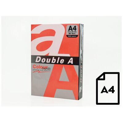 Double A, Kopierpapier, Farbiges Papier, 80g, A4, 500 Blatt, Ed (A4, 500 Blätter, 80 g/m²) Double A, Kopierpapier, Farbiges Papier, 80g, A4, 500 Blatt, Ed (A4, 500 Blätter, 80 g/m²)