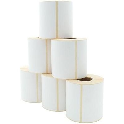 ARTDEV, Etikettenrolle, Etikettenrolle - Thermodirekt, 101,6 x 101,6mm, D110mm, Kern 40, 480 Etiketten/Rolle, permanent (101.60 mm) ARTDEV, Etikettenrolle, Etikettenrolle - Thermodirekt, 101,6 x 101,6mm, D110mm, Kern 40, 480 Etiketten/Rolle, permanent (101.60 mm)