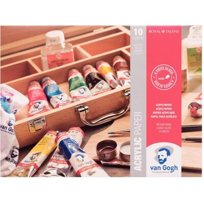 Royal Talens Van Gogh Acrylpapierblock - 10 Blätter 370g - 30x40cm Royal Talens Van Gogh Acrylpapierblock - 10 Blätter 370g - 30x40cm