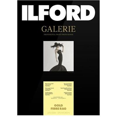 Ilford Galerie Fibre Rag 270g A4 25 Blatt (270 g/m², A4, 25 Stk.), Fotopapier, Weiss Ilford Galerie Fibre Rag 270g A4 25 Blatt (270 g/m², A4, 25 Stk.), Fotopapier, Weiss