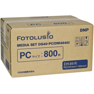 DNP DS 40 Media DS 10x15 cm 2x 400 Prints (10 x 15 cm, 400 Stk.), Fotopapier, Mehrfarbig DNP DS 40 Media DS 10x15 cm 2x 400 Prints (10 x 15 cm, 400 Stk.), Fotopapier, Mehrfarbig
