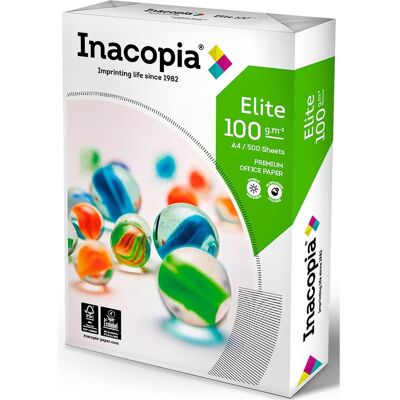 Inacopia, Kopierpapier, Kopierpapier elite DIN A4 100 g/qm 250 Blatt (A4, 250 Blätter, 100 g/m²) Inacopia, Kopierpapier, Kopierpapier elite DIN A4 100 g/qm 250 Blatt (A4, 250 Blätter, 100 g/m²)