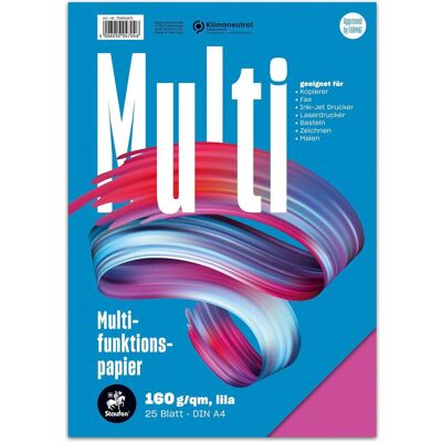 Staufen, Kopierpapier, Multifunktionspapier 7X 734051671 A4 160g lila 25Bl. (A4, 25 Blätter, 160 g/m²) Staufen, Kopierpapier, Multifunktionspapier 7X 734051671 A4 160g lila 25Bl. (A4, 25 Blätter, 160 g/m²)