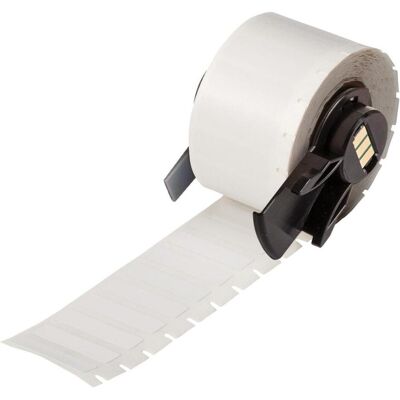 Brady, Etikettenrolle, M6-15-437, Polyvinylfluorid, Weiss, matt, 25.40 x 6.99 mm, selbstverlöschend, permanent (750 (33.32 mm) Brady, Etikettenrolle, M6-15-437, Polyvinylfluorid, Weiss, matt, 25.40 x 6.99 mm, selbstverlöschend, permanent (750 (33.32 mm)