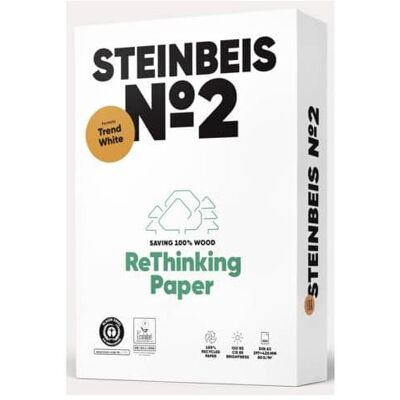Steinbeis, Kopierpapier, Kopierpapier No.2 Rec. 80g weiss A3 500Bl (A3, 80 g/m²) Steinbeis, Kopierpapier, Kopierpapier No.2 Rec. 80g weiss A3 500Bl (A3, 80 g/m²)