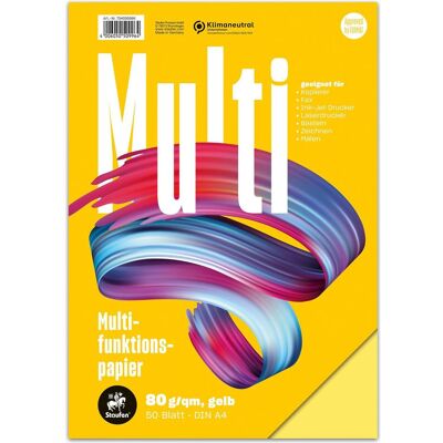 Staufen, Kopierpapier, Kopierpapier gelb DIN A4 80 g/qm 50 Blatt (A4, 80 g/m²) Staufen, Kopierpapier, Kopierpapier gelb DIN A4 80 g/qm 50 Blatt (A4, 80 g/m²)