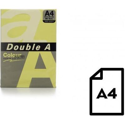 Double A, Kopierpapier, Colour paper, 80g, A4, 500 sheets, Cheese (A4, 80 g/m²) Double A, Kopierpapier, Colour paper, 80g, A4, 500 sheets, Cheese (A4, 80 g/m²)