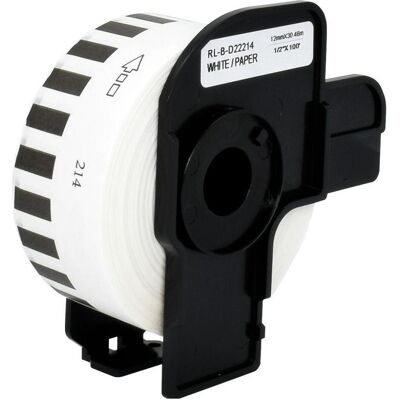 Neutral, Etikettenrolle, Brother Pt Ql550 Etiketten Weiss (12 mm) Neutral, Etikettenrolle, Brother Pt Ql550 Etiketten Weiss (12 mm)