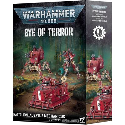 Games Workshop "Warhammer 40k - Bataillon Oeil de la Terreur : Adeptus Mechanicus" (Kunststoff) Games Workshop "Warhammer 40k - Bataillon Oeil de la Terreur : Adeptus Mechanicus" (Kunststoff)