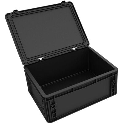 Feldherr ESD ED 43/17 HG - DDEB165ESD Eurobehälter / Euro Box mit Scharnierdeckel (Kunststoff) Feldherr ESD ED 43/17 HG - DDEB165ESD Eurobehälter / Euro Box mit Scharnierdeckel (Kunststoff)