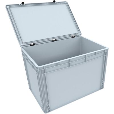 Feldherr ED 64/42 HG - DSEB415 Eurobehälter / Euro Box mit Scharnierdeckel (Kunststoff) Feldherr ED 64/42 HG - DSEB415 Eurobehälter / Euro Box mit Scharnierdeckel (Kunststoff)