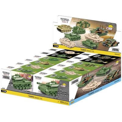 Cobi 3109 - 1 PC HC WWII /3109/ CDU 12 PCS TANKS SCALE 1/72 Cobi 3109 - 1 PC HC WWII /3109/ CDU 12 PCS TANKS SCALE 1/72