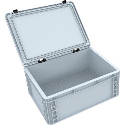 Feldherr ED 43/17 HG - DDEB165 Eurobehälter / Euro Box mit Scharnierdeckel (Kunststoff) Feldherr ED 43/17 HG - DDEB165 Eurobehälter / Euro Box mit Scharnierdeckel (Kunststoff)