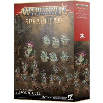 Games Workshop Warhammer AoS - Spearhead Maggotkin of Nurgle : Bubonic Cell (2026) (Kunststoff) Games Workshop Warhammer AoS - Spearhead Maggotkin of Nurgle : Bubonic Cell (2026) (Kunststoff)