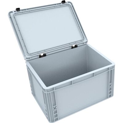 Feldherr ED 43/22 HG - DDEB215 Eurobehälter / Euro Box mit Scharnierdeckel (Kunststoff) Feldherr ED 43/22 HG - DDEB215 Eurobehälter / Euro Box mit Scharnierdeckel (Kunststoff)