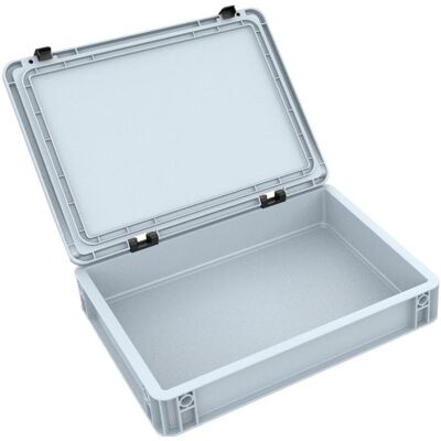 Feldherr ED 43/75 HG - DDEB070 Eurobehälter / Euro Box mit Scharnierdeckel (Kunststoff) Feldherr ED 43/75 HG - DDEB070 Eurobehälter / Euro Box mit Scharnierdeckel (Kunststoff)