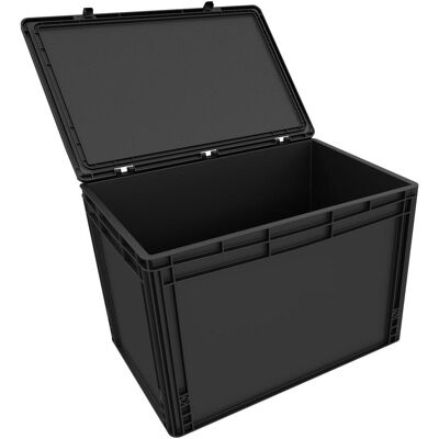 Feldherr ESD ED 64/42 HG - DSEB415ESD Eurobehälter / Euro Box mit Scharnierdeckel (Kunststoff) Feldherr ESD ED 64/42 HG - DSEB415ESD Eurobehälter / Euro Box mit Scharnierdeckel (Kunststoff)